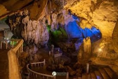 Water cave + Elephant cave + Loup cave + Pou Kham cave + Blue Lagoon 1 + Kayaking 