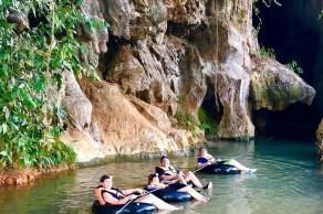 Kayaking + Non cave + Nang Far cave + Phakai View pont + Blue Lagoon 1 
